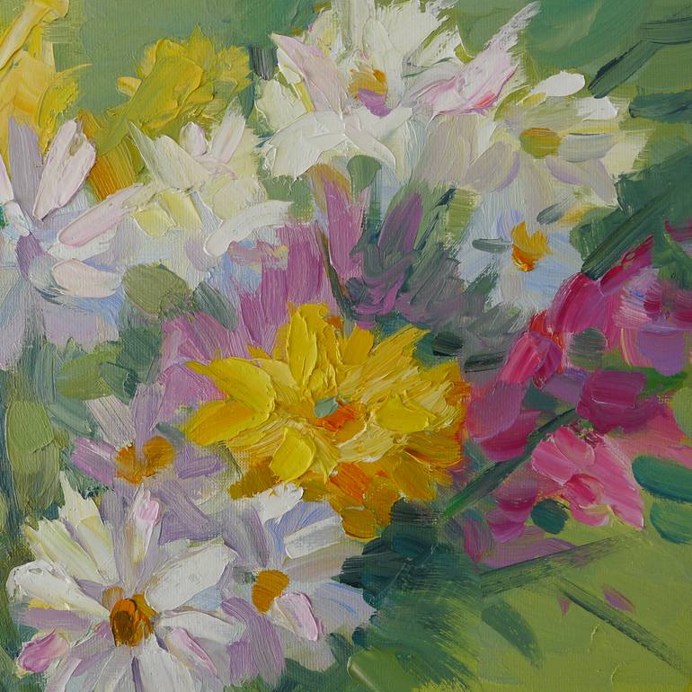 Original Fine Art Floral Painting by Igor Koutsenko