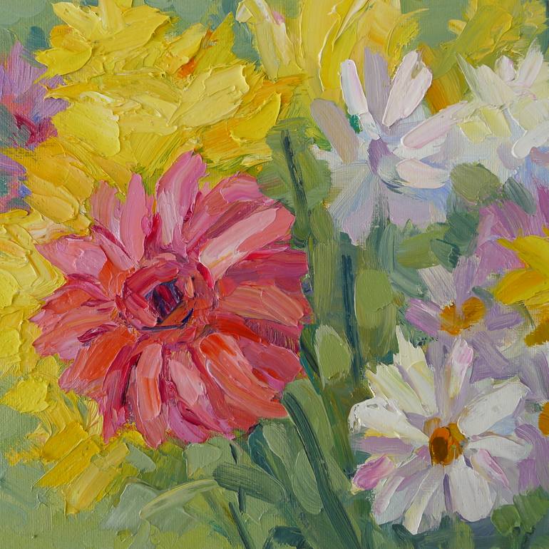 Original Fine Art Floral Painting by Igor Koutsenko