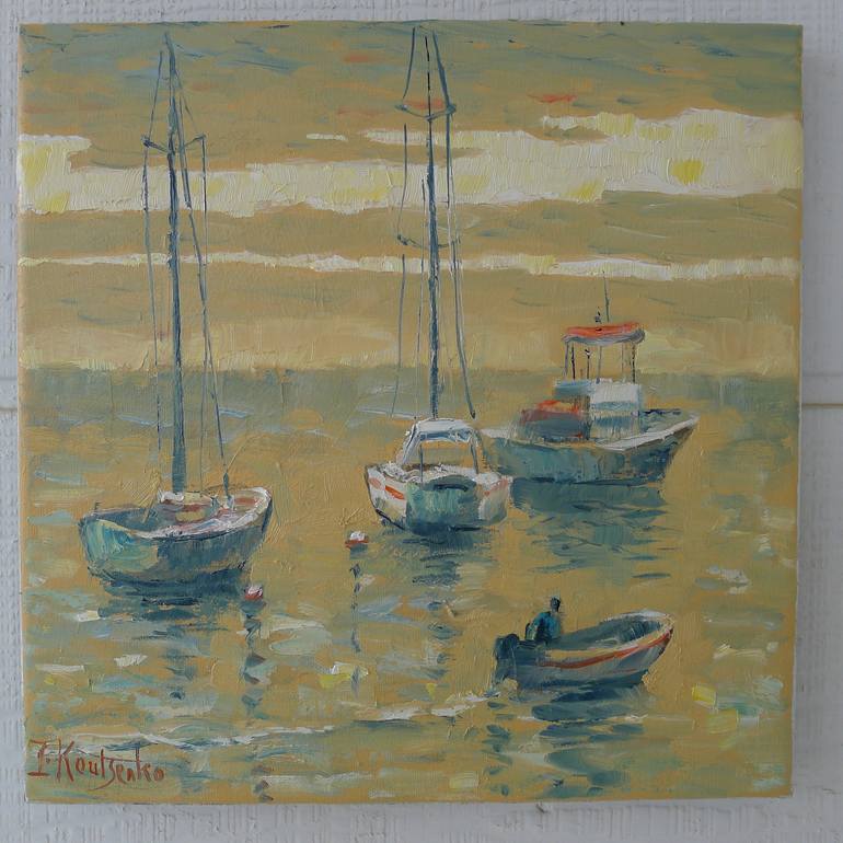 Original Fine Art Seascape Painting by Igor Koutsenko