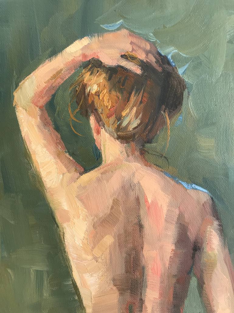 Original Fine Art Nude Painting by Igor Koutsenko