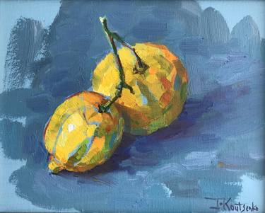 California lemons. 8x10" original oil on canvas, framed 14x16", by Igor Koutsenko. thumb