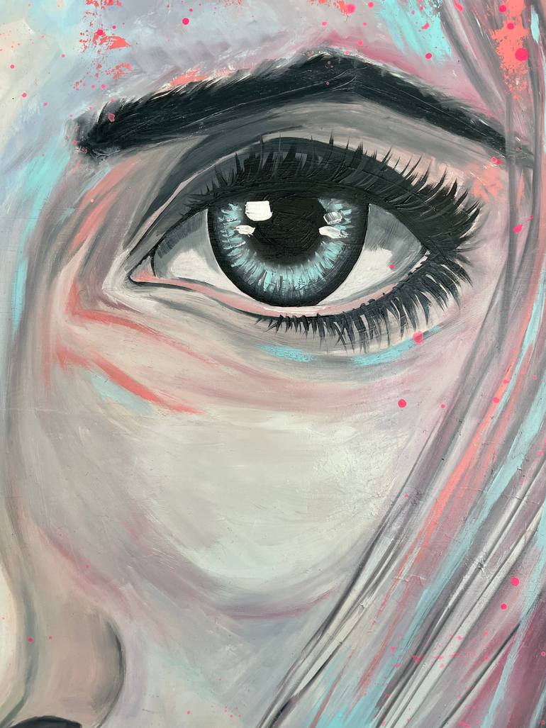 Original Abstract People Painting by Michael Friese
