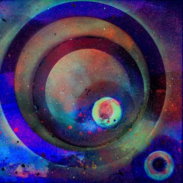 Print of Abstract Expressionism Outer Space Paintings by Candy J Bradley