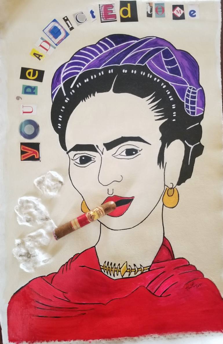Original Pop Art Women Mixed Media by Flor De Maria Luna De Larios