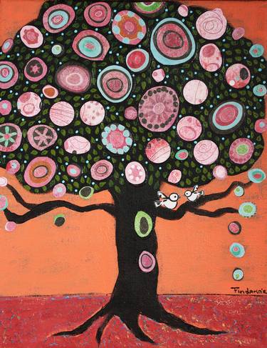 Print of Tree Paintings by Flor Larios