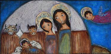 Print of Folk Religious Paintings by Flor Larios