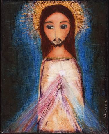 Print of Religious Paintings by Flor Larios