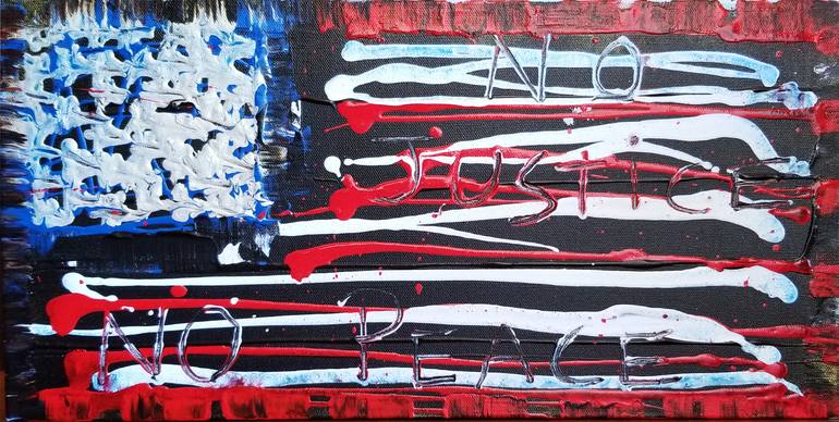 Original Political Painting by Flor Larios