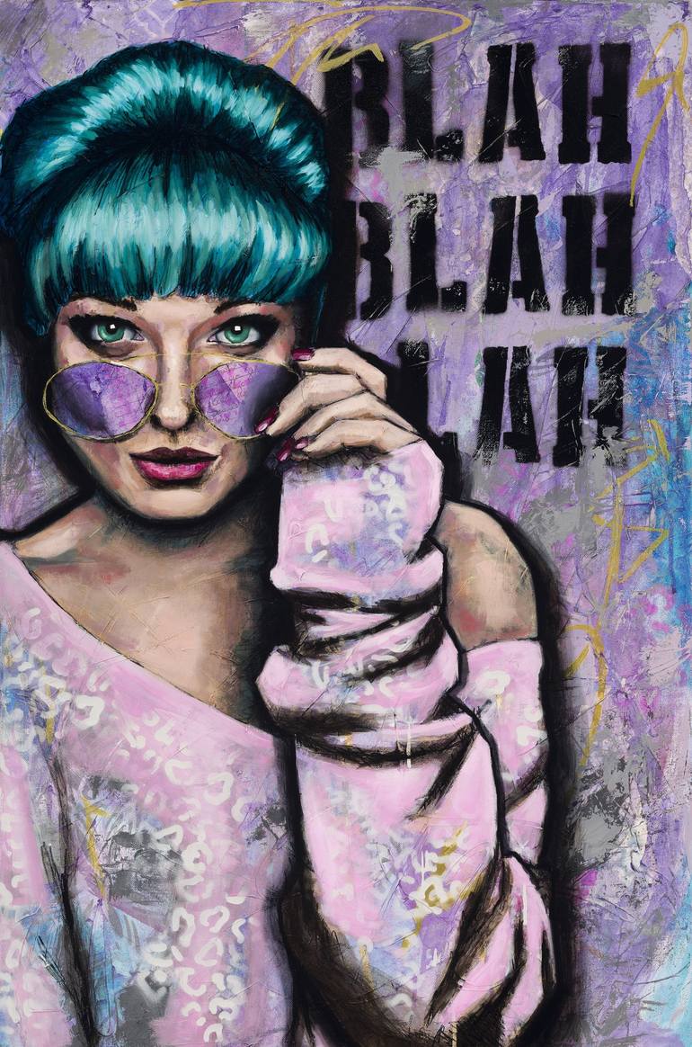 Print of Figurative Women Paintings by Criss Chaney
