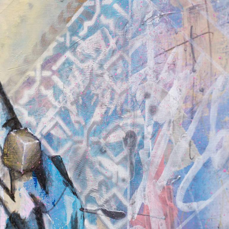 Original Street Art Women Painting by Criss Chaney