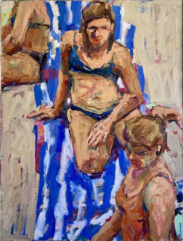 Original Figurative People Paintings by Karen Bonanno