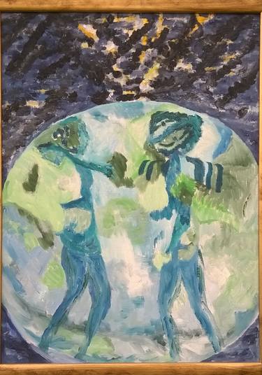 Print of Figurative Outer Space Paintings by Frances Micklem