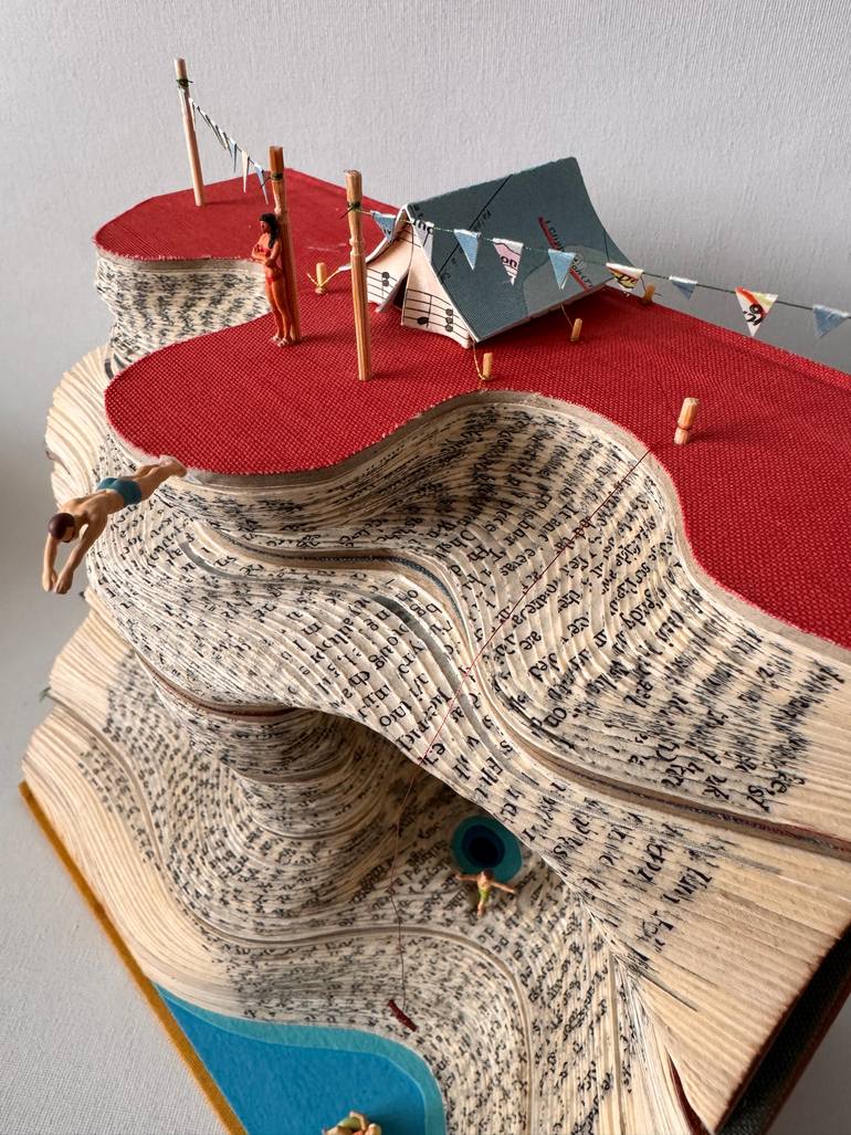 Original Figurative Beach Sculpture by Stephane Godec