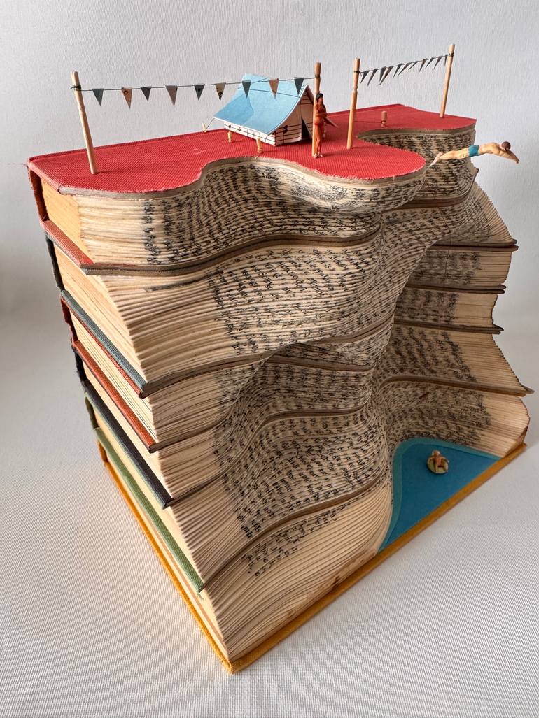 Original Figurative Beach Sculpture by Stephane Godec