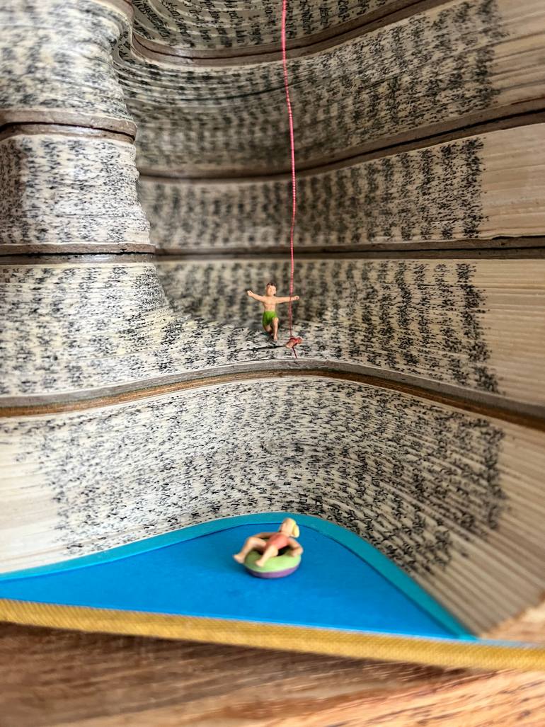 Original Figurative Beach Sculpture by Stephane Godec