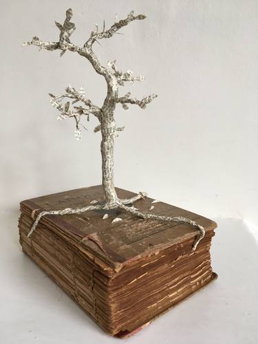 Original Figurative Tree Sculpture by Stephane Godec