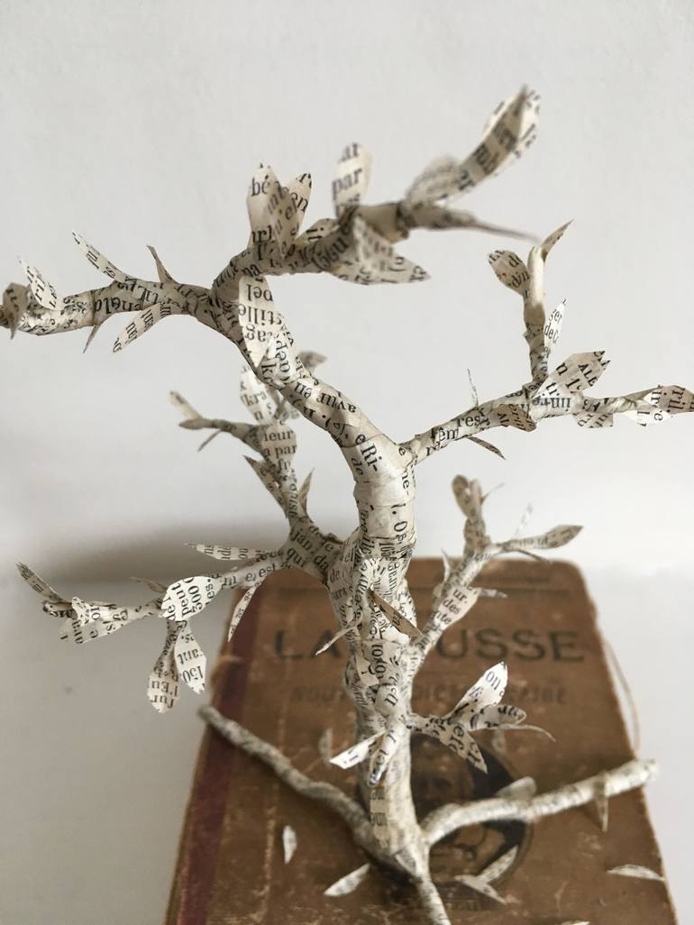 Original Figurative Tree Sculpture by Stephane Godec