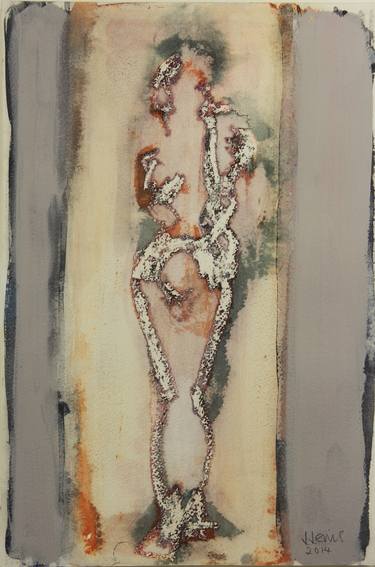Original Figurative Nude Painting by Lisa Lewis