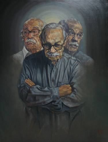 Original Expressionism Men Paintings by Dusan Prodana