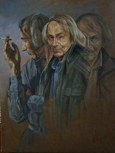 Original Portrait Painting by Dusan Prodana