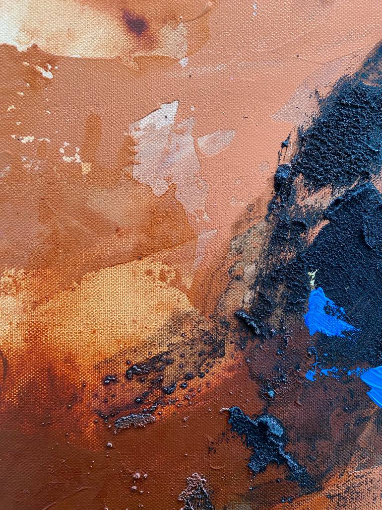Original Abstract Expressionism Abstract Painting by Milica Vukojevic