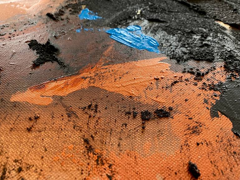 Original Abstract Expressionism Abstract Painting by Milica Vukojevic