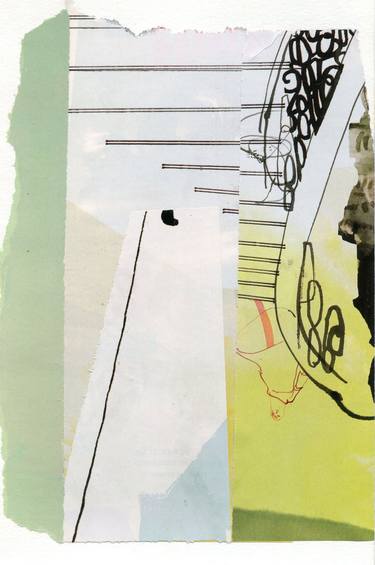 Original Abstract Architecture Collage by Dara Kane
