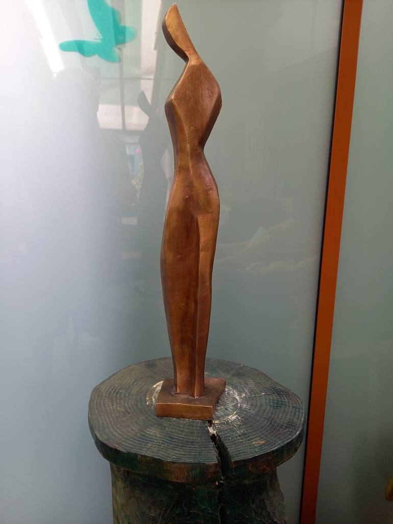 Original Abstract Body Sculpture by János Lukács
