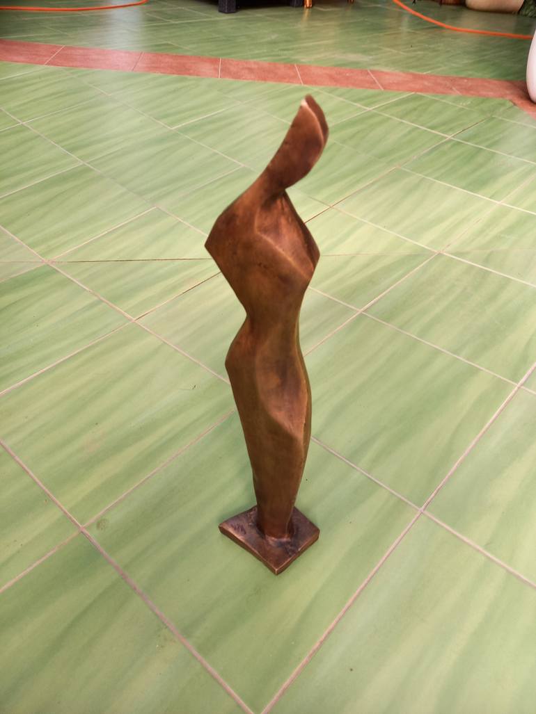 Original Abstract Body Sculpture by János Lukács
