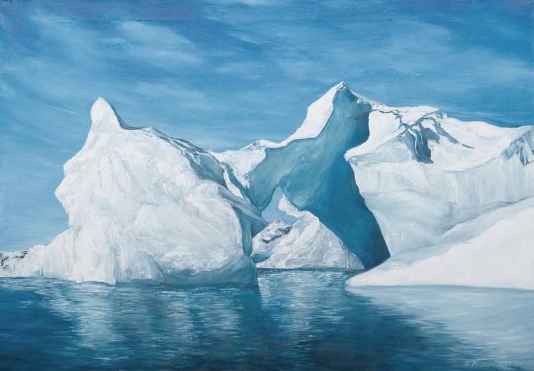 Iceberg Painting by Natalia Marinych Saatchi Art