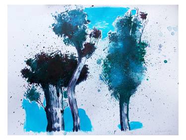 Print of Abstract Tree Paintings by Jaco art enjoyment