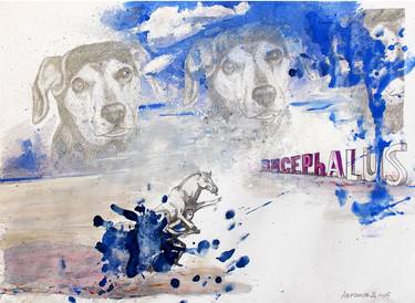 Print of Dogs Paintings by Jaco art enjoyment