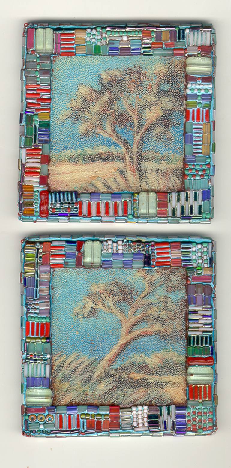 Original Tree Collage by Marian Crane
