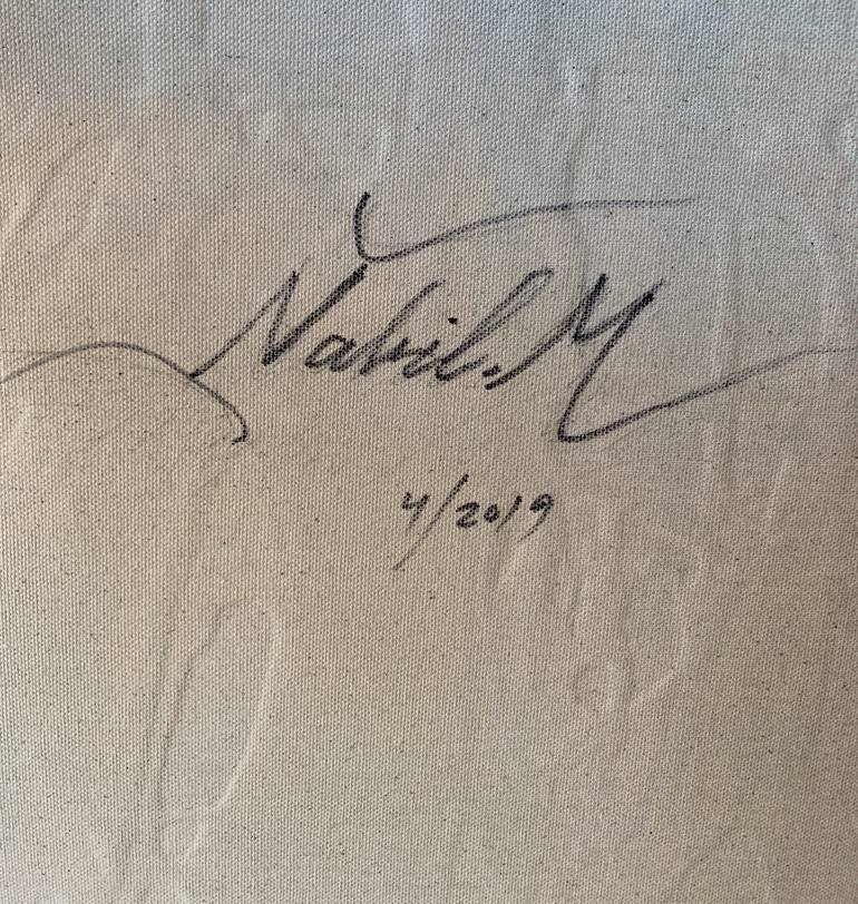 Original Abstract Painting by Nabil Merza