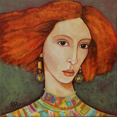 Original Women Painting by Eugenia Rewera