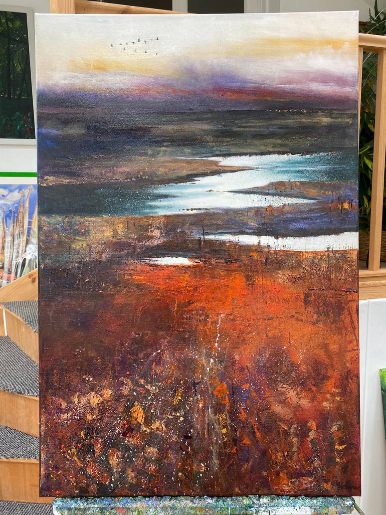 Original Abstract Nature Painting by Teresa Tanner