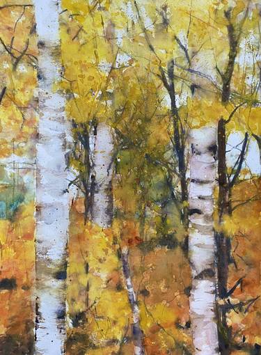 Original Impressionism Tree Paintings by Teresa Tanner