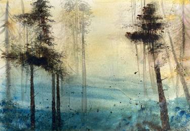 Original Abstract Tree Paintings by Teresa Tanner