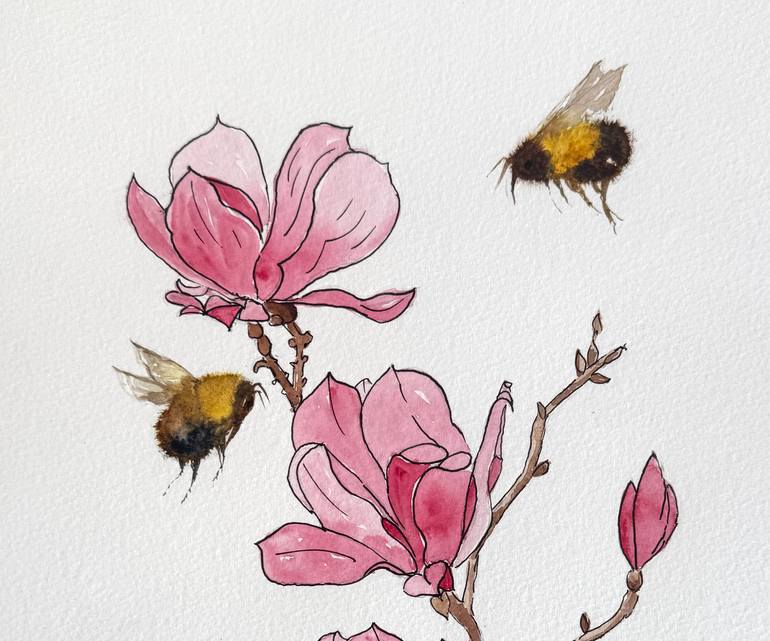 Original Contemporary Floral Painting by Teresa Tanner