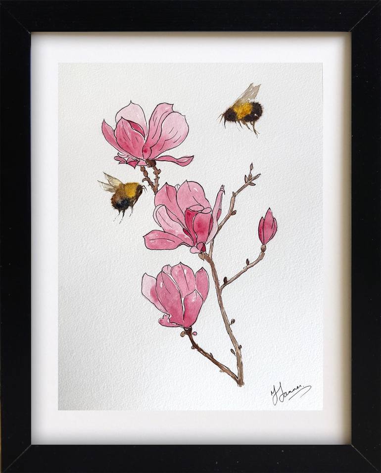 Original Contemporary Floral Painting by Teresa Tanner
