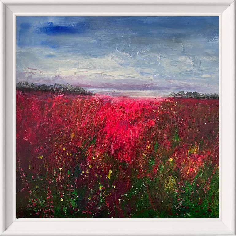 Original Abstract Landscape Painting by Teresa Tanner