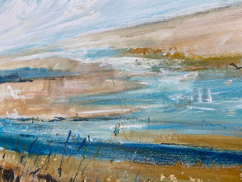 Original Abstract Water Painting by Teresa Tanner