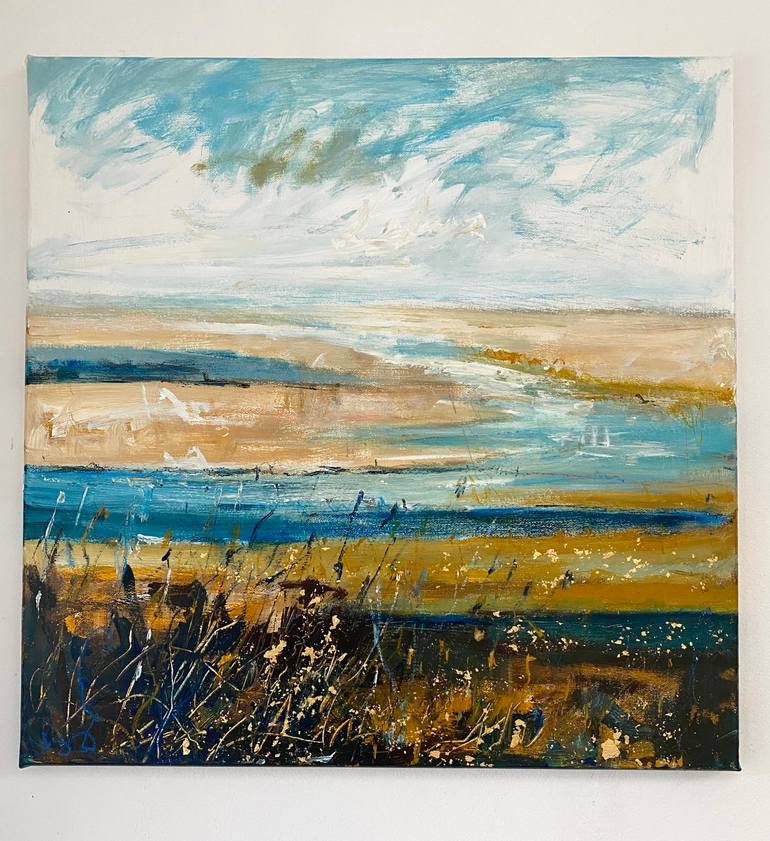 Original Abstract Water Painting by Teresa Tanner