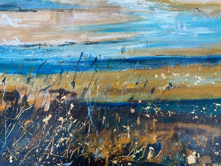 Original Abstract Water Painting by Teresa Tanner