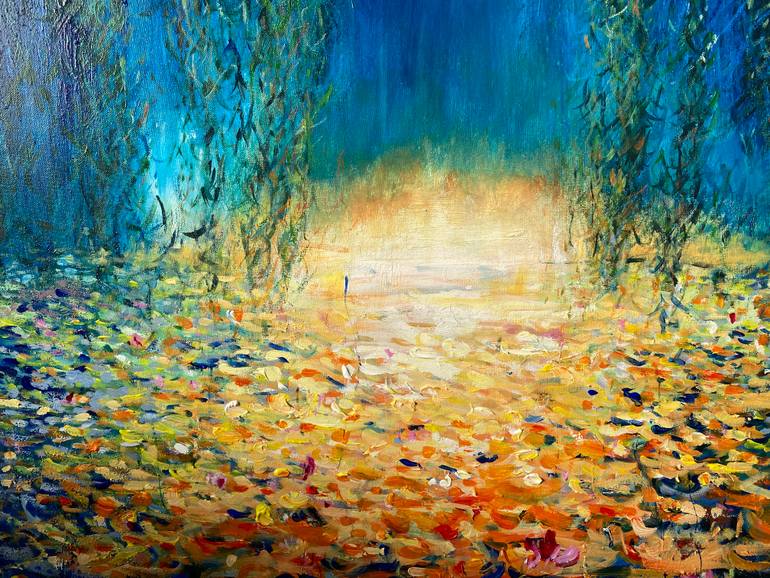 Original Abstract Water Painting by Teresa Tanner