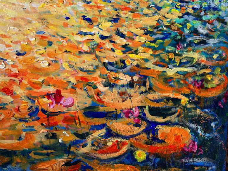 Original Abstract Water Painting by Teresa Tanner