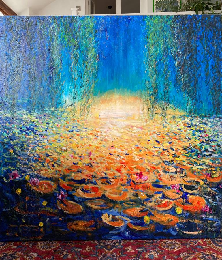 Original Abstract Water Painting by Teresa Tanner