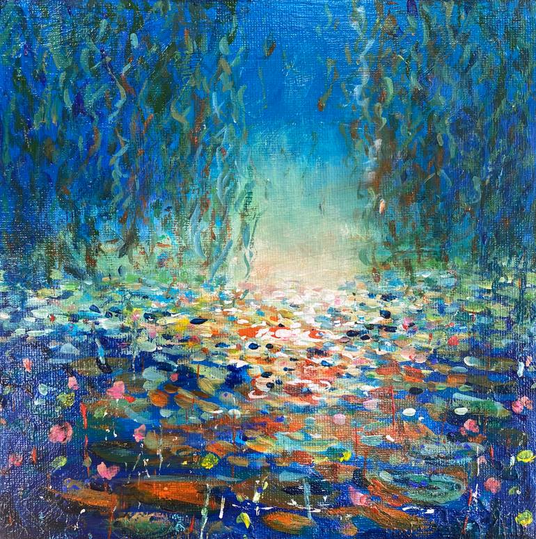 Original Abstract Water Painting by Teresa Tanner