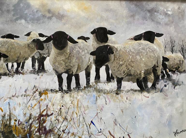 Original Contemporary Animal Painting by Teresa Tanner
