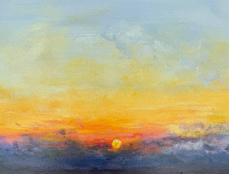 Original Abstract Beach Painting by Teresa Tanner